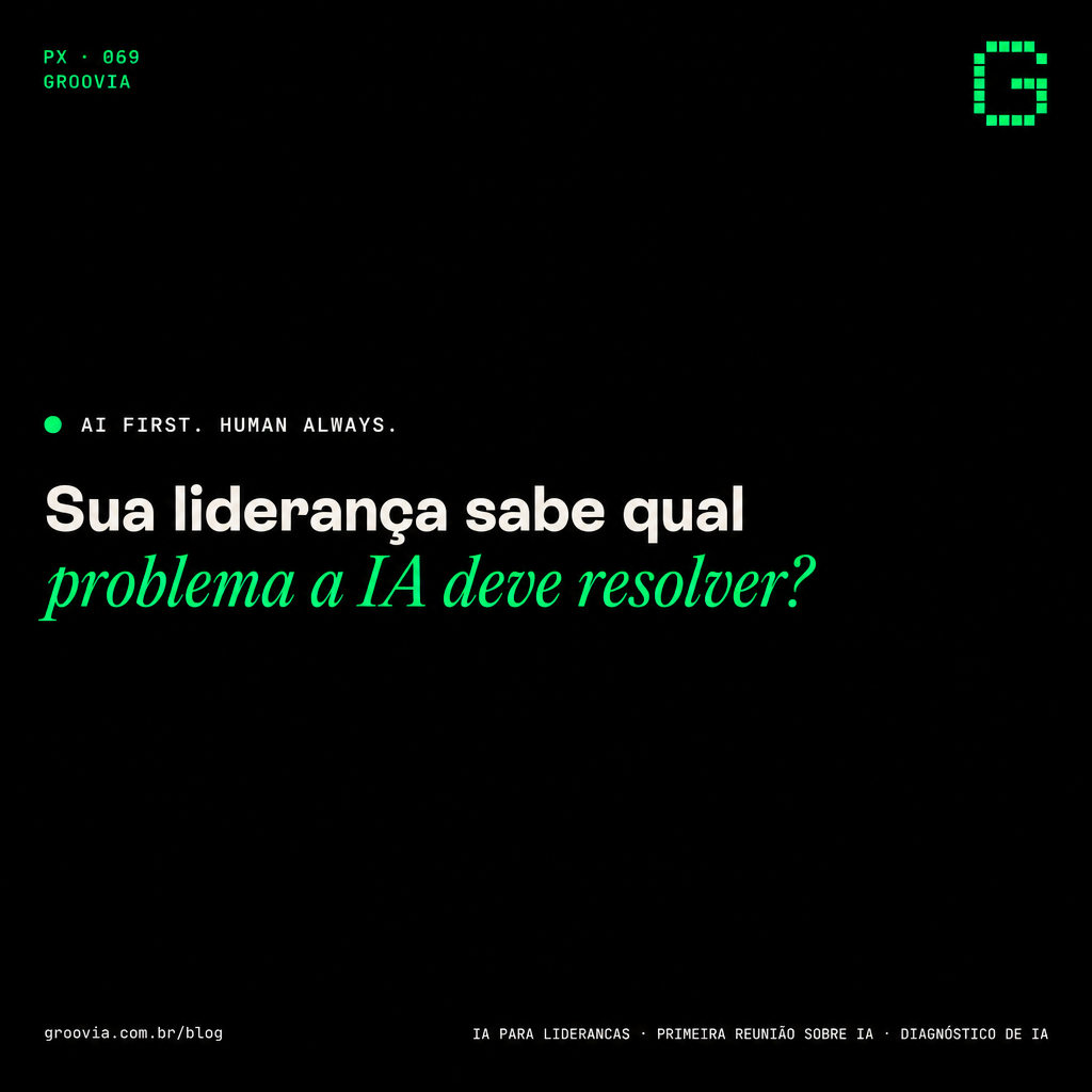 A pergunta que eu faço em toda primeira reunião sobre IA