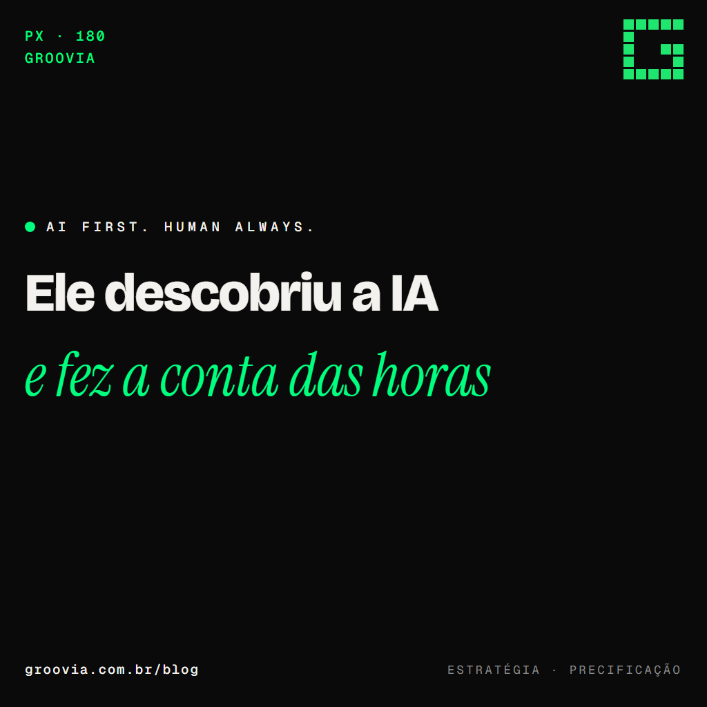 O cliente pediu desconto porque você usa IA
