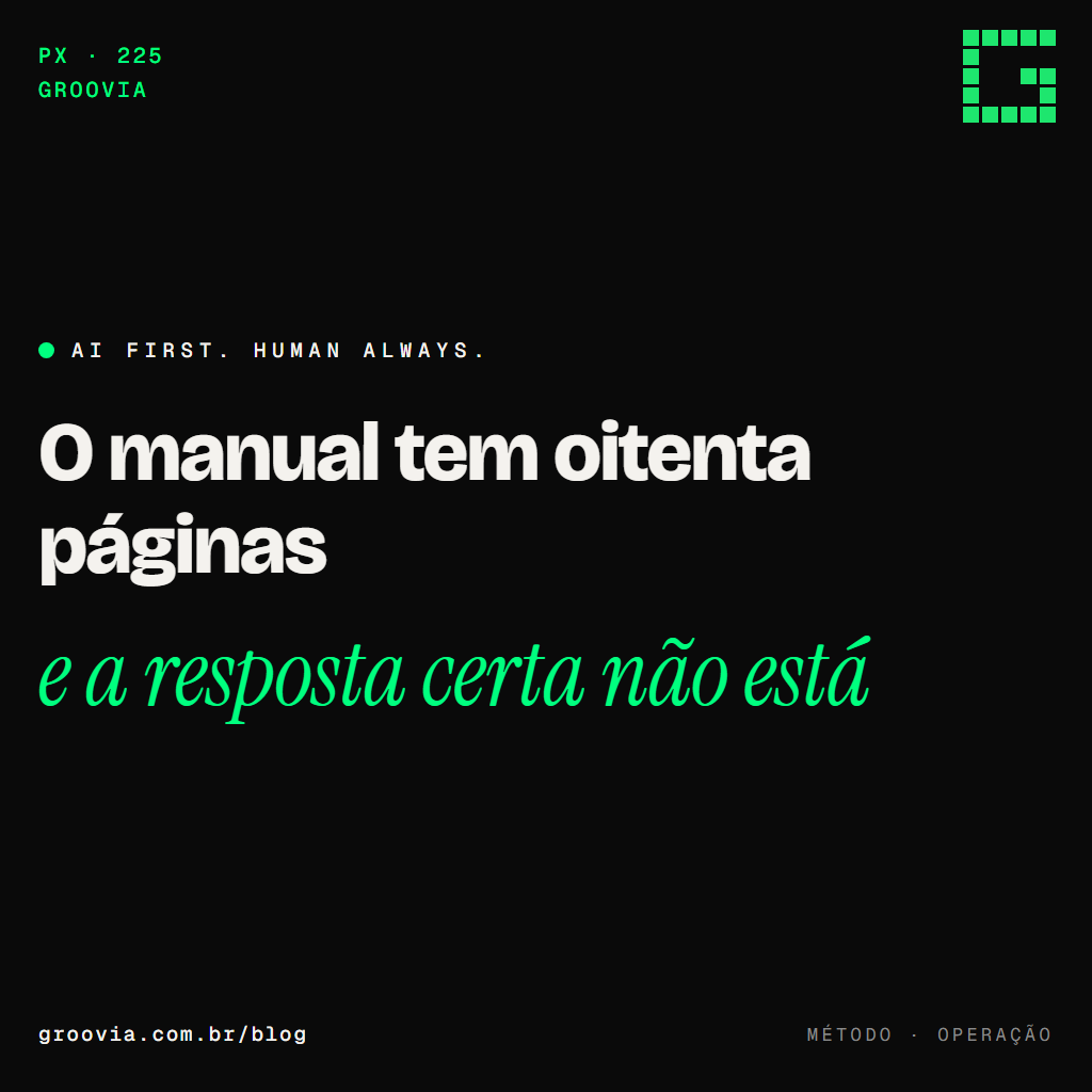 Documentar processo para a IA: um texto que serve para os dois