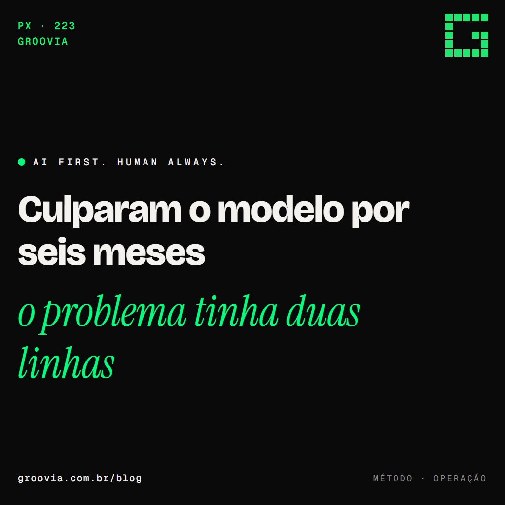 A instrução do agente: o texto que ninguém escreve e todo mundo culpa
