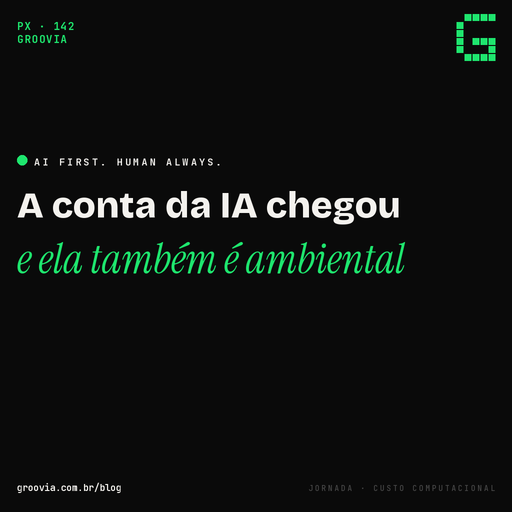 A conta de IA que o CFO e o time de ESG deveriam olhar juntos
