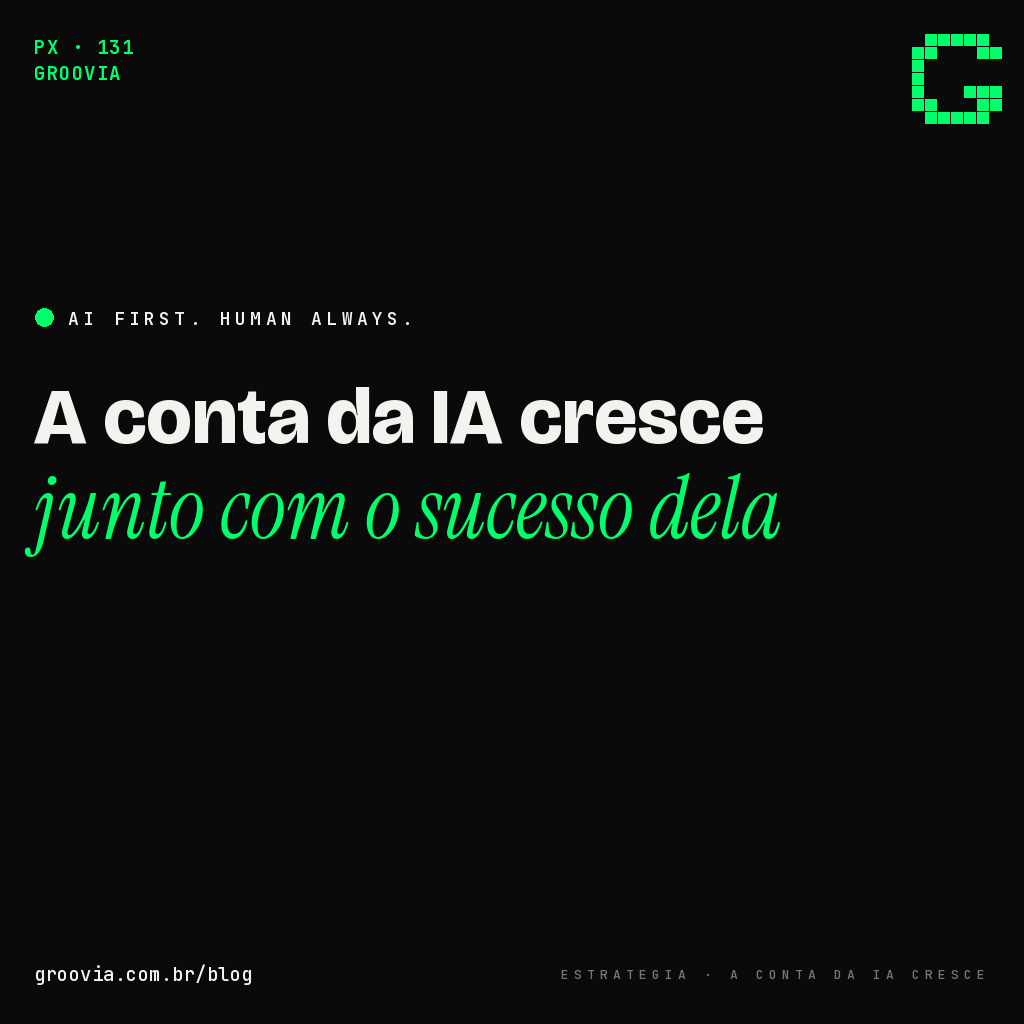 O custo unitário de IA que o CFO vai cobrar de você