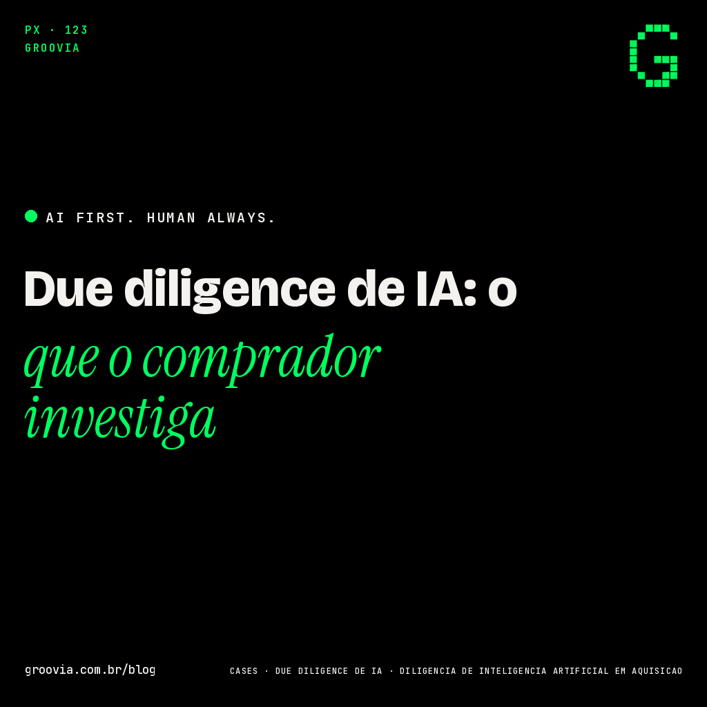 Due diligence de IA: o que um comprador vai olhar na sua empresa