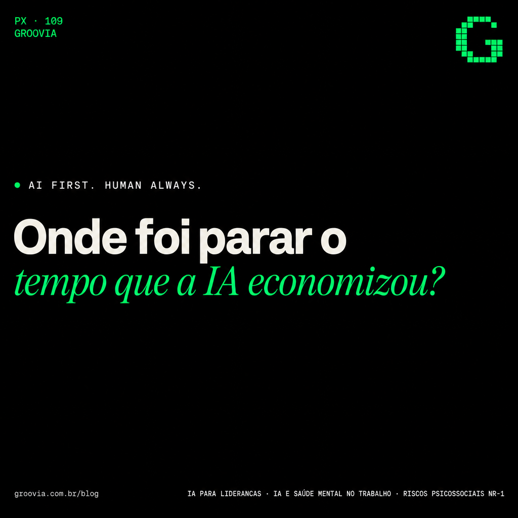 Quando o ganho de produtividade vira meta: o efeito rebote da IA sobre o time