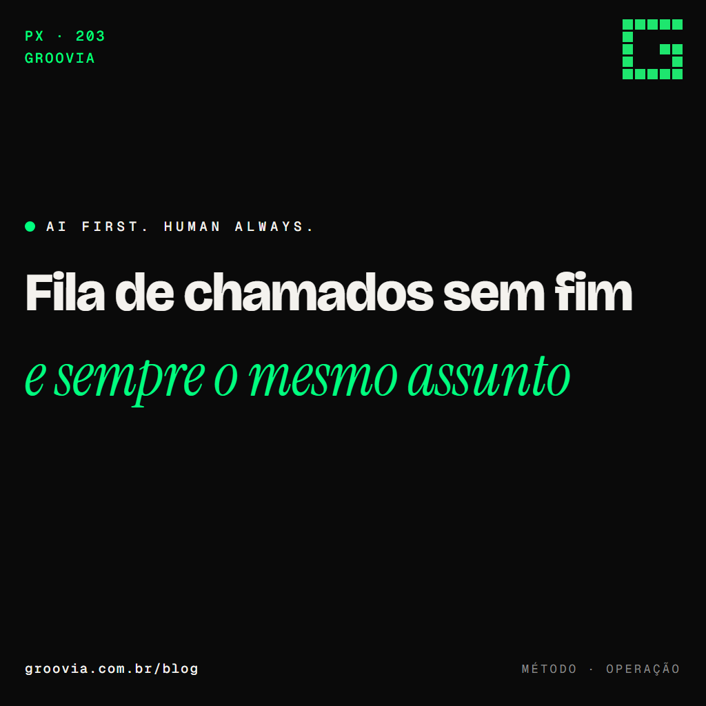 Helpdesk interno com IA: a mesma pergunta mil vezes por mês