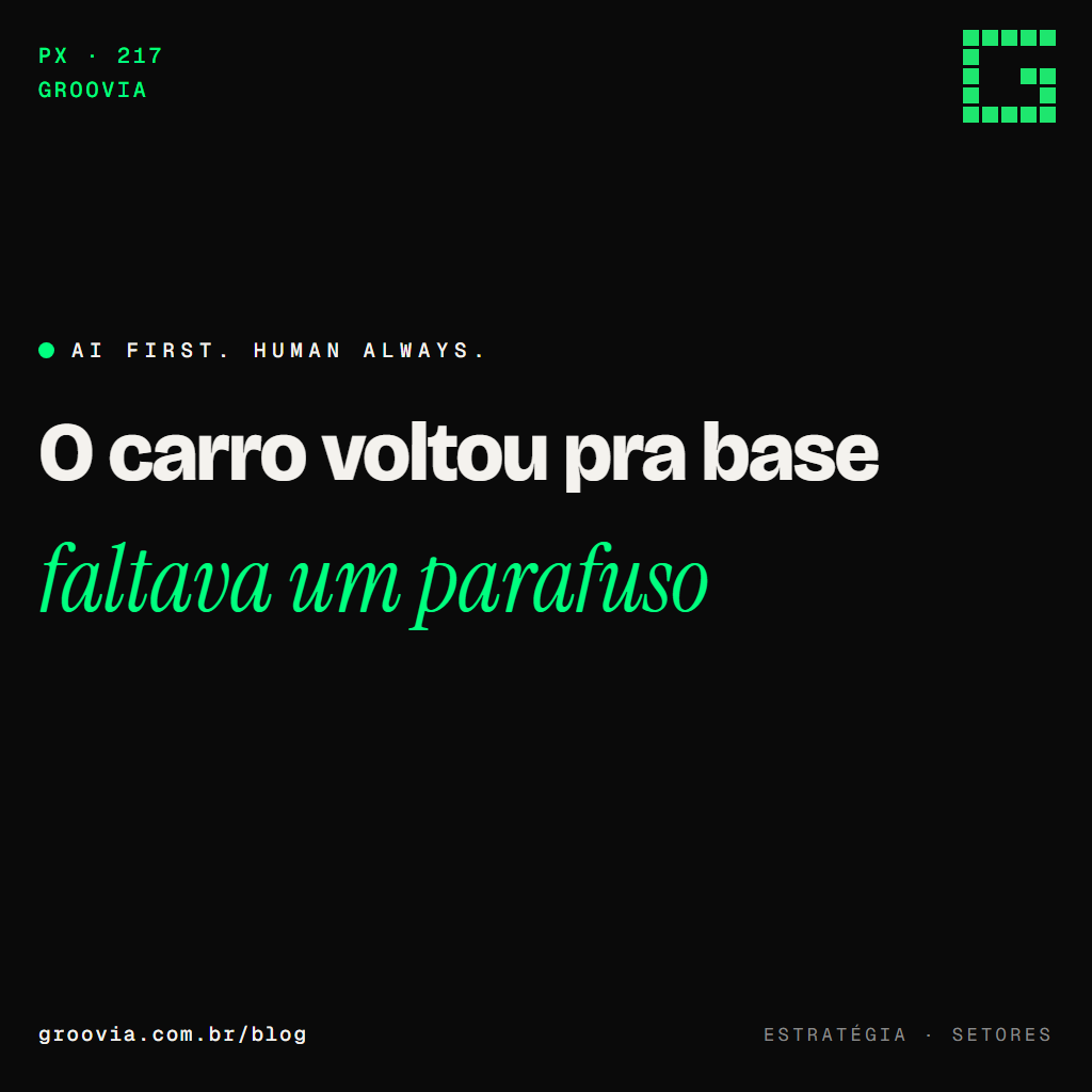IA em assistência técnica: o técnico na rua e a segunda visita que come a margem