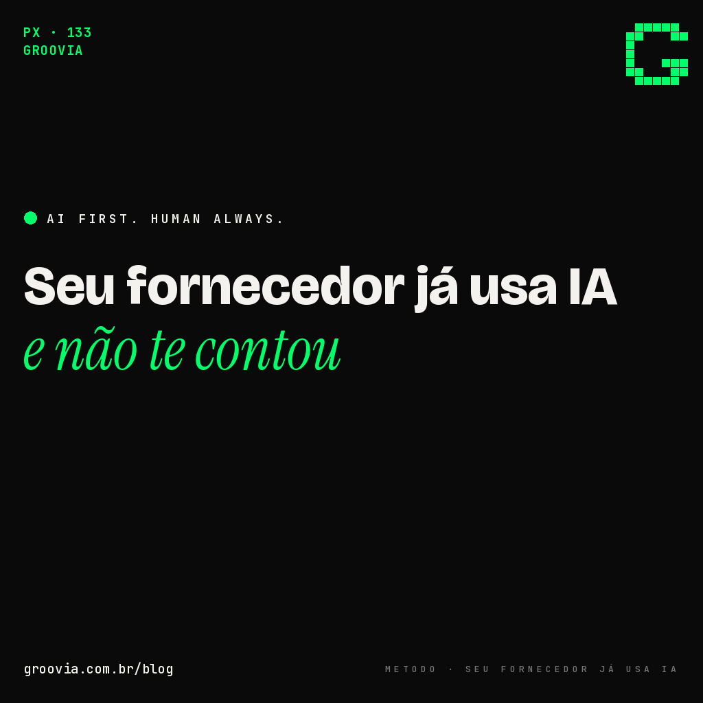 Agências, BPO e terceiros: o ponto cego da IA na sua cadeia de fornecedores