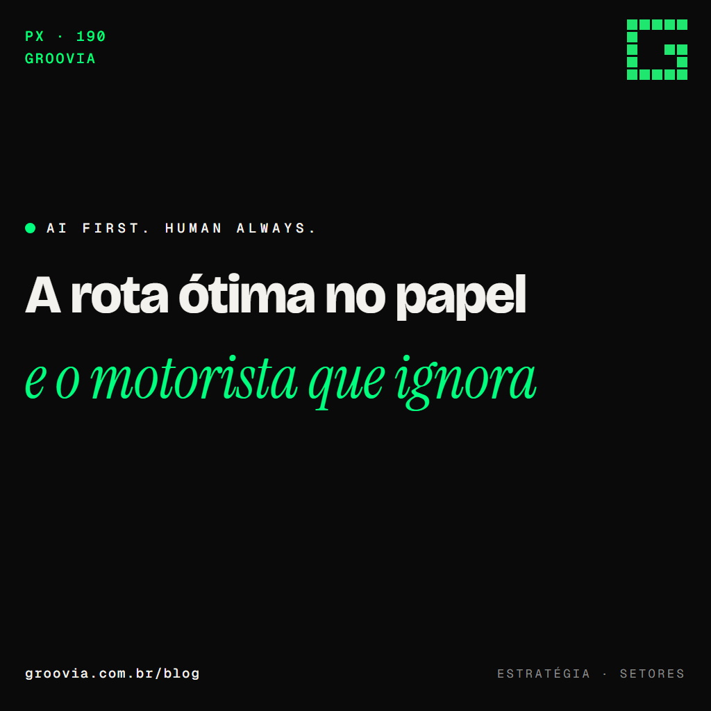 IA na logística e no transporte: da roteirização ao motorista que não abre o app