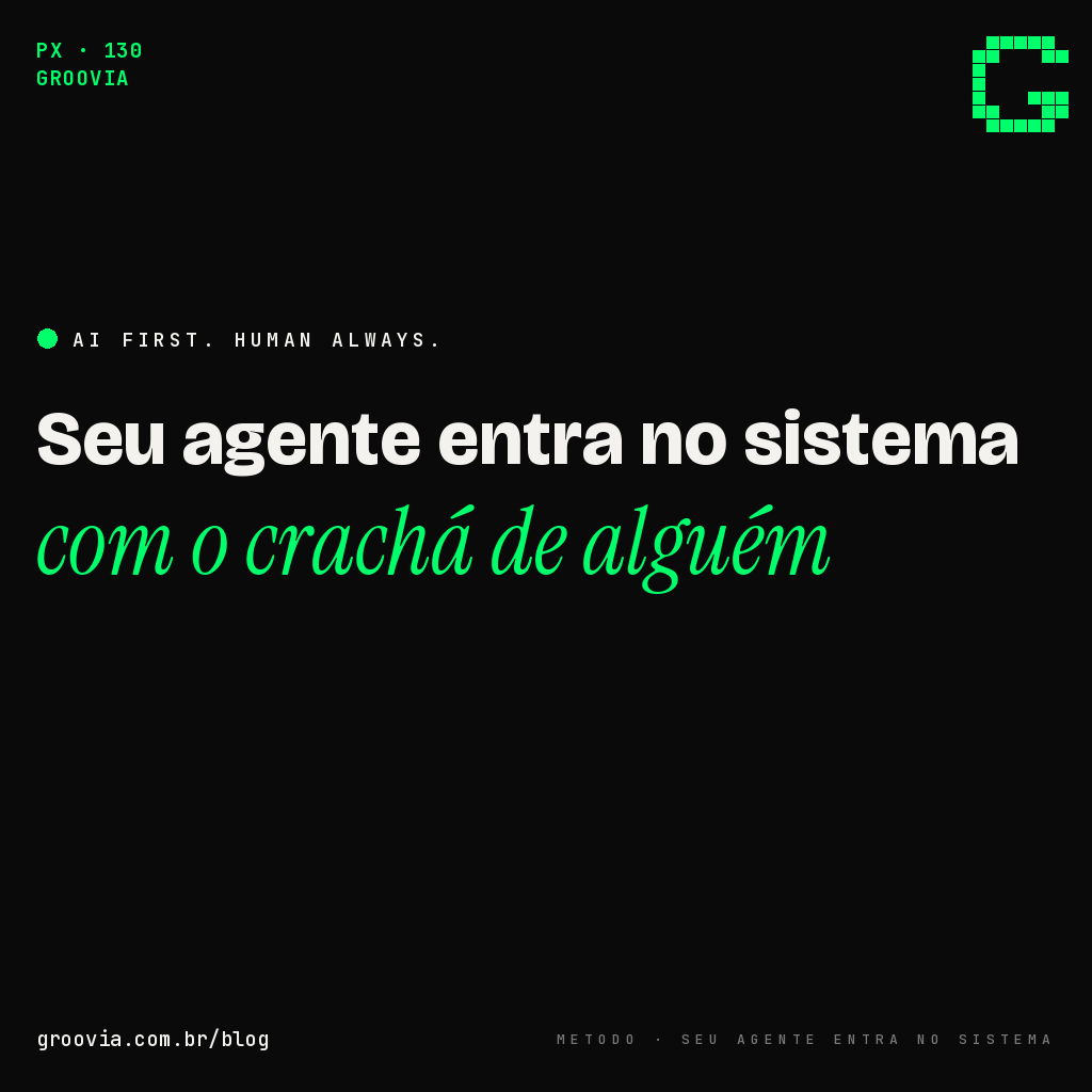 Identidade e permissão de agentes: o acesso que ninguém revisou
