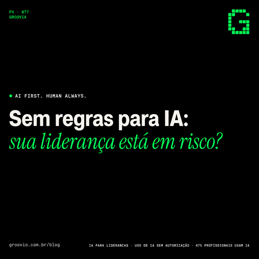 47% dos profissionais usam IA por conta própria: o que esse número diz sobre a sua gestão