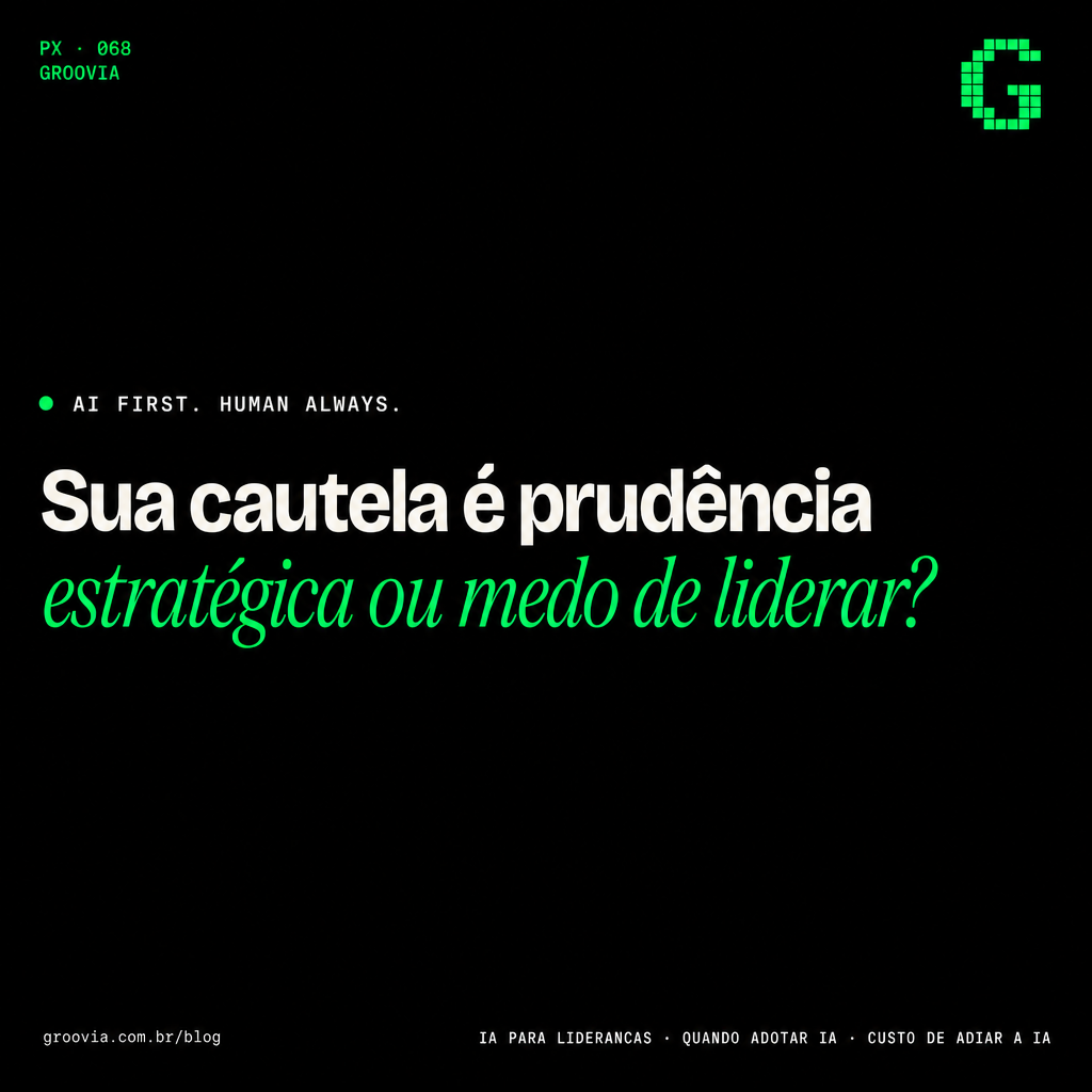 O mito do "vamos esperar a poeira baixar" na adoção de IA