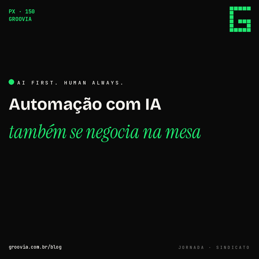 Como Negociar Automação com IA Quando Existe Sindicato na Mesa