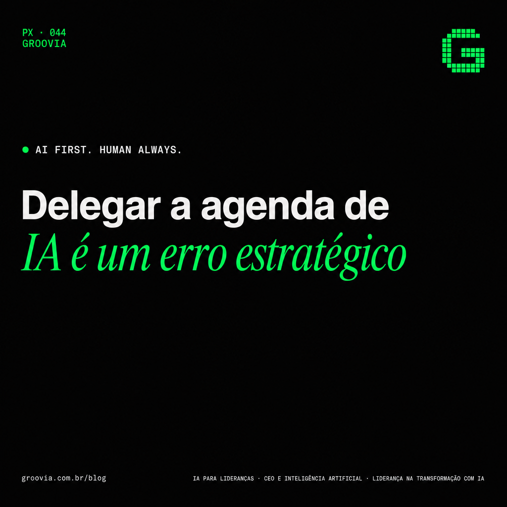 O papel do CEO na transformação com IA (o que só ele pode fazer)