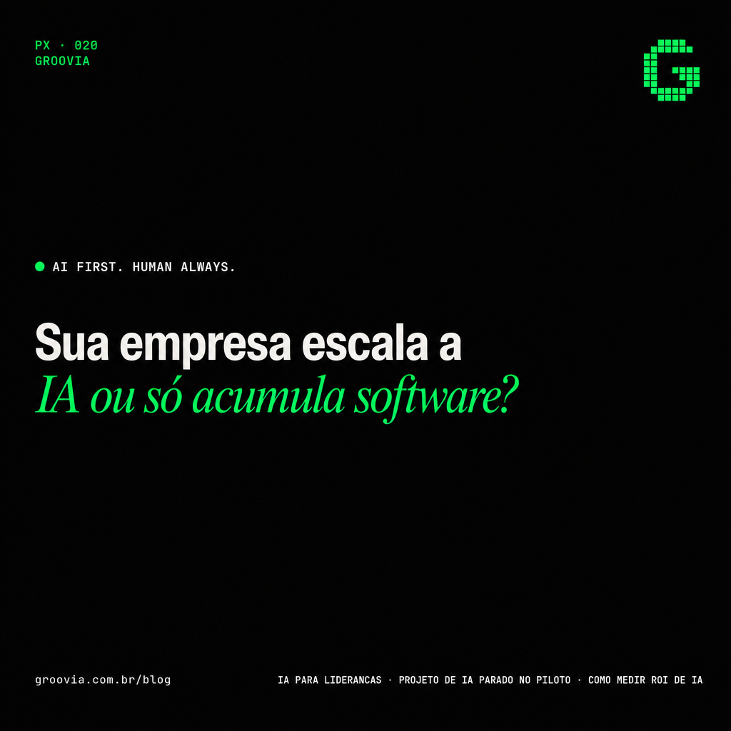 Por que 94% dos projetos de IA travam no piloto (e o que separa os 6% que capturam ROI)