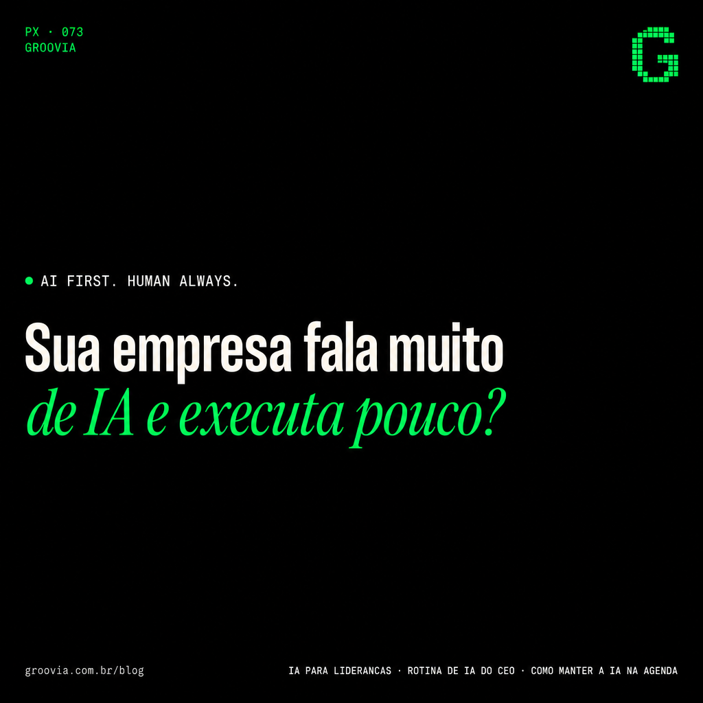 A reunião de segunda-feira que todo CEO deveria ter sobre IA