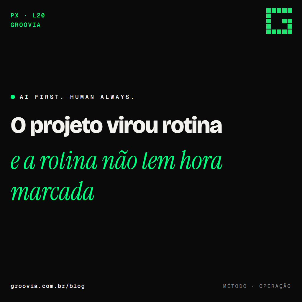 Os 9 rituais que sustentam IA em operação