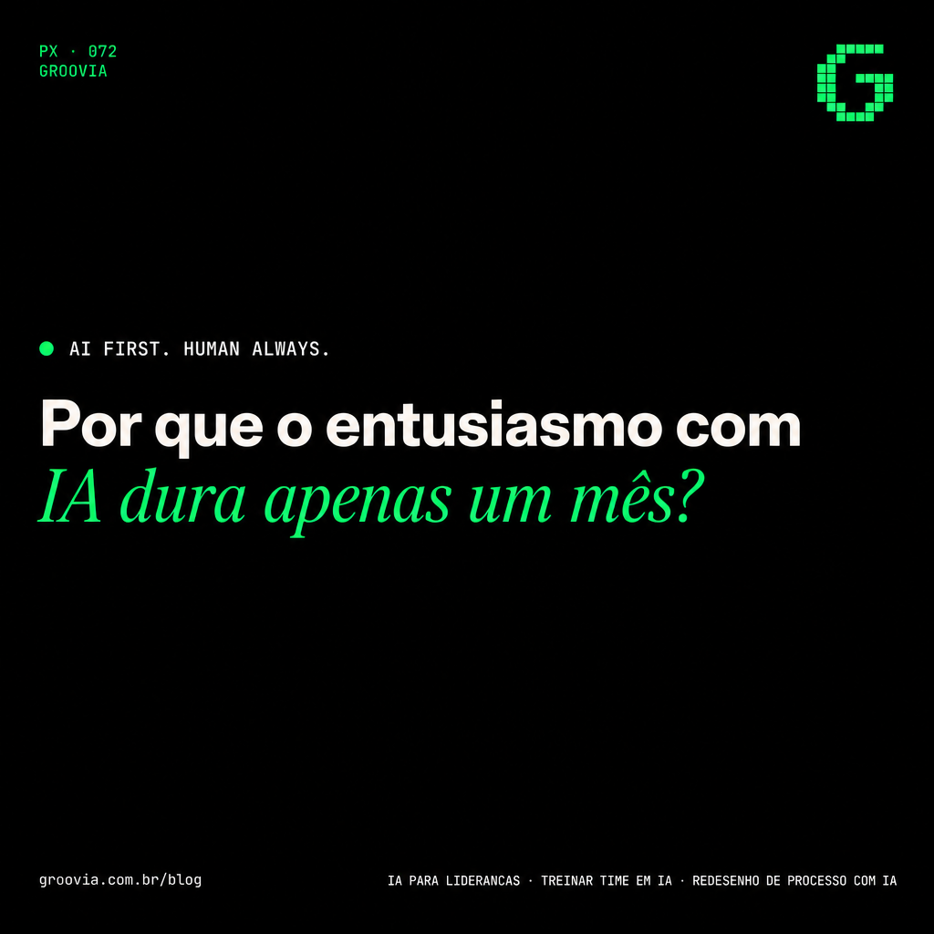Por que treinar o time em IA sem mudar o processo é dinheiro jogado fora