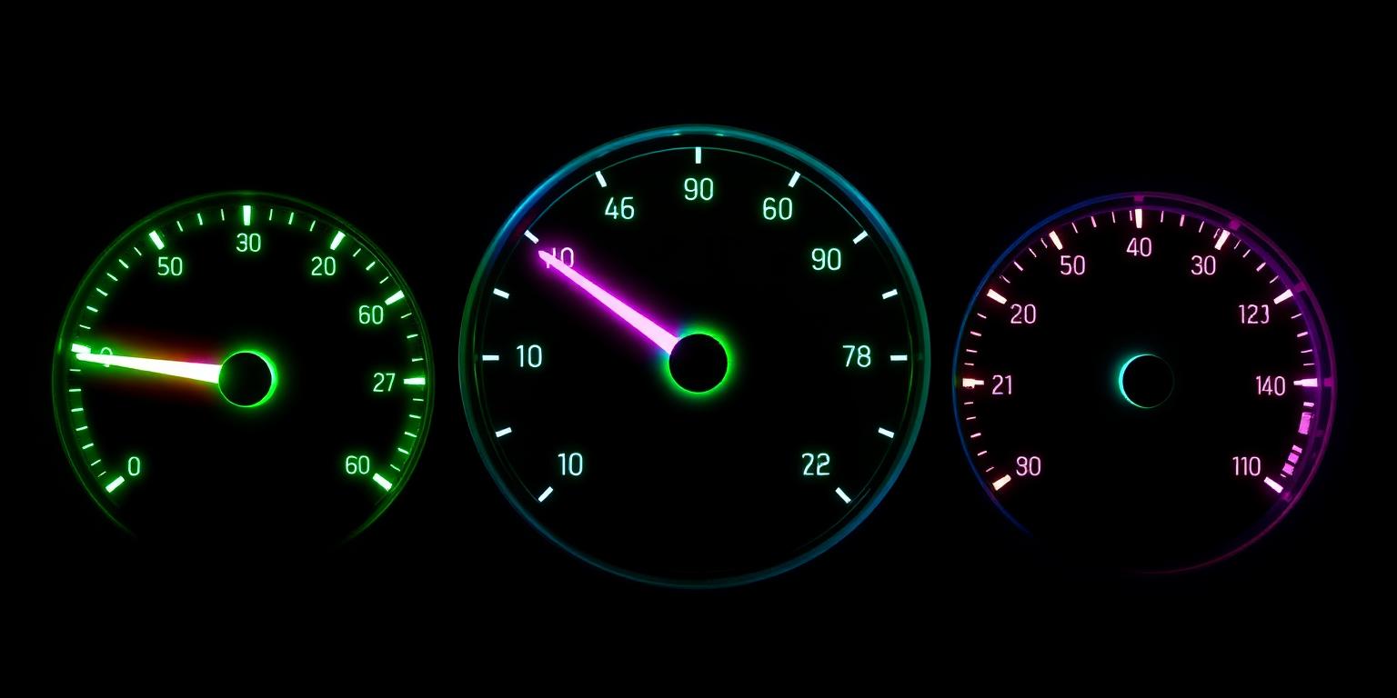 Os três níveis dos dials de autonomia